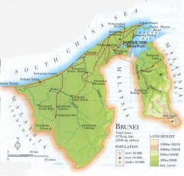 map of Brunei; source WR