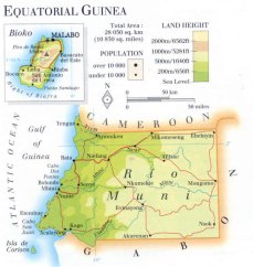 map of  Equatorial Guinea; source: WR