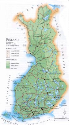 map of Finland; source: WR