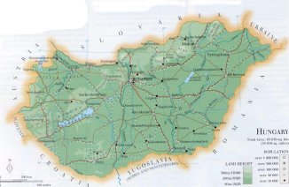 map of Hungary; source: WR