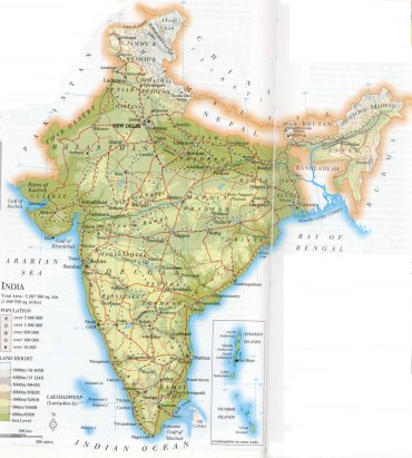 map of India; source: WR