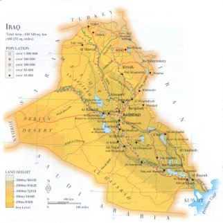 map of Iraq; source: WR