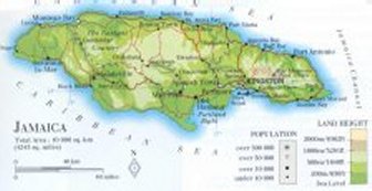 map of Jamaica; source: WR
