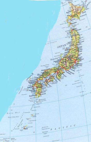 map of Japan; source: EA