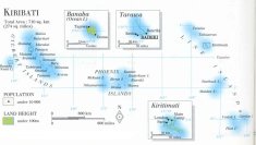 map of Kiribati; source: WR