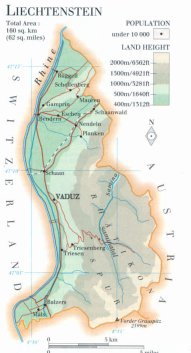 map of Liechtenstein; source: WR