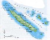 map of New Caledonia
