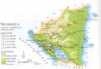 map of Nicaragua; source: WR