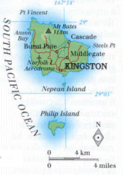 map of Norfolk Island