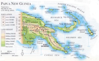 map of Papua New Guinea; source: WR