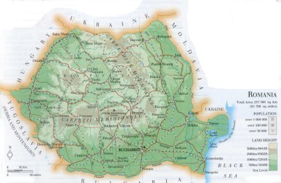 map of Romania; source: WR
