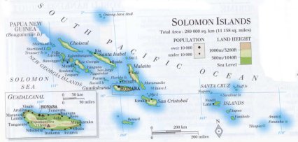 map of the Solomon Islands; source WR