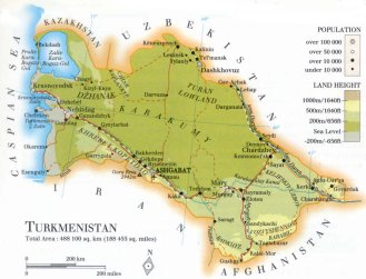 map of Turkmenistan; source WR