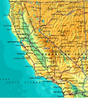 map of California