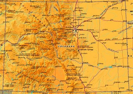 map of Colorado