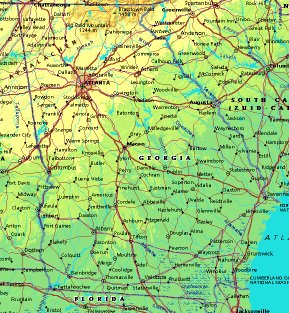 map of Georgia