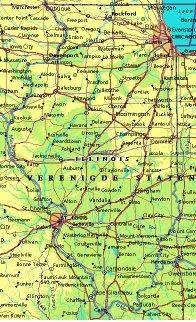 map of Illinois