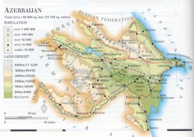 map of Azerbaijan; source WR