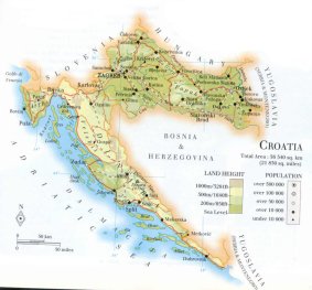 map of Croatia; source: WR