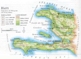 map of Haiti; source: WR